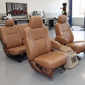 99-2010 FORD F250 F350 KING RANCH LEATHER SEATS BUCKETS NICE CREW CAB 2006