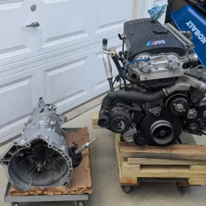 bmw-s54b32-engine-and-6-speed-gearbox
